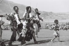 Swaziland - Reed Dance b&w