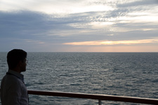 Aug - at sea